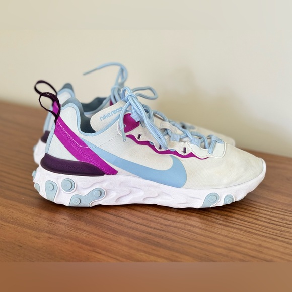 Nike React Element 55 Sneakers in Psychic Blue - Picture 6 of 13